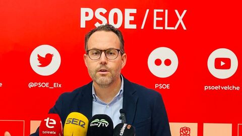 Héctor Díez, portavoz municipal del PSOE en Elche. 