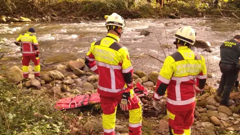 Bomberos del 112 Cantabria del Parque de Villacarriedo acudieron al aviso Bomberos del 112 Cantabria del Parque de Villacarriedo acudieron al aviso