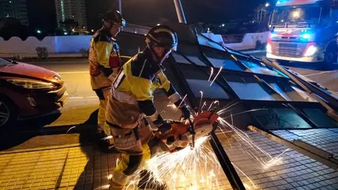 Personal del Cabildo de Tenerife frente a los daños provocados por la borrasca Dorothea Personal del Cabildo de Tenerife frente a los daños provocados por la borrasca Dorothea