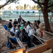 Concentración de protesta en el IES Berenguer Dalmau de Catarroja