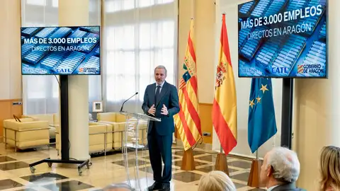 El presidente Azcón ha comparecido para explicar la Declaración de Interés Autonómico El presidente Azcón ha comparecido para explicar la Declaración de Interés Autonómico