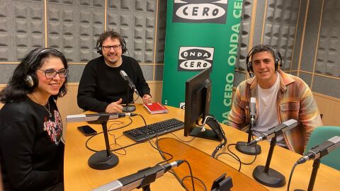 Marisol Illescas, Andr&eacute;s Mart&iacute;nez y David Morales
