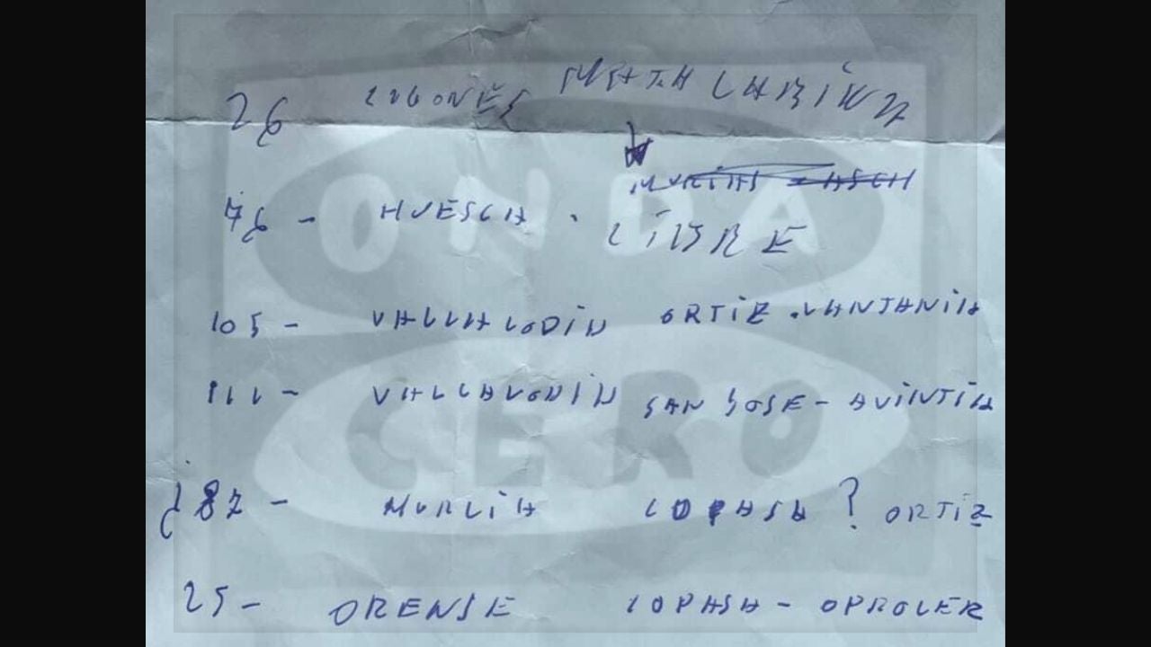 Aldama aporta un listado manuscrito por Koldo con adjudicaciones amañadas Aldama aporta un listado manuscrito por Koldo con adjudicaciones amañadas