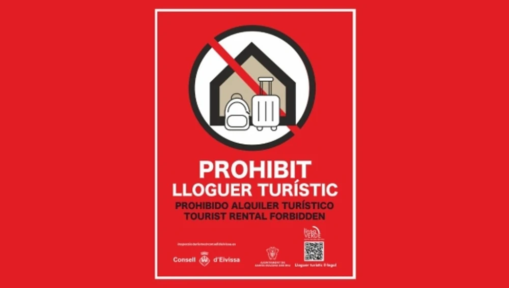 Cartel del alquiler turístico ilegal Cartel del alquiler turístico ilegal