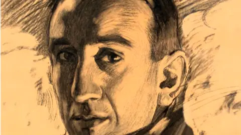 Antonio Ortiz Echagüe. Autorretrato pintor. Antonio Ortiz Echagüe. Autorretrato pintor.