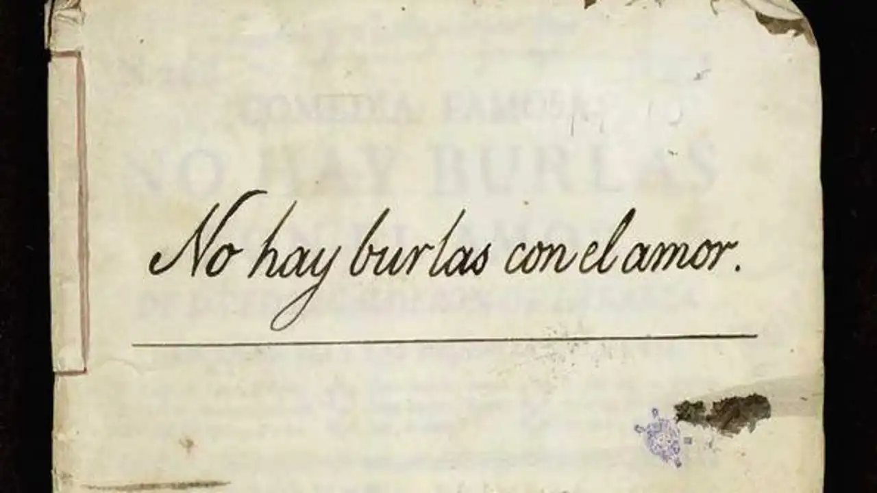 No hay burlas con el amor No hay burlas con el amor