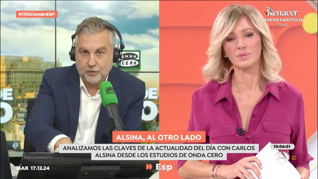 Alsina en 'Espejo Público': "Quien tiene que investigar si las señalaciones son ciertas es la Fiscalía Anticorrupción" Alsina en 'Espejo Público': "Quien tiene que investigar si las señalaciones son ciertas es la Fiscalía Anticorrupción"