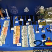 Material incautado por la Policía Nacional