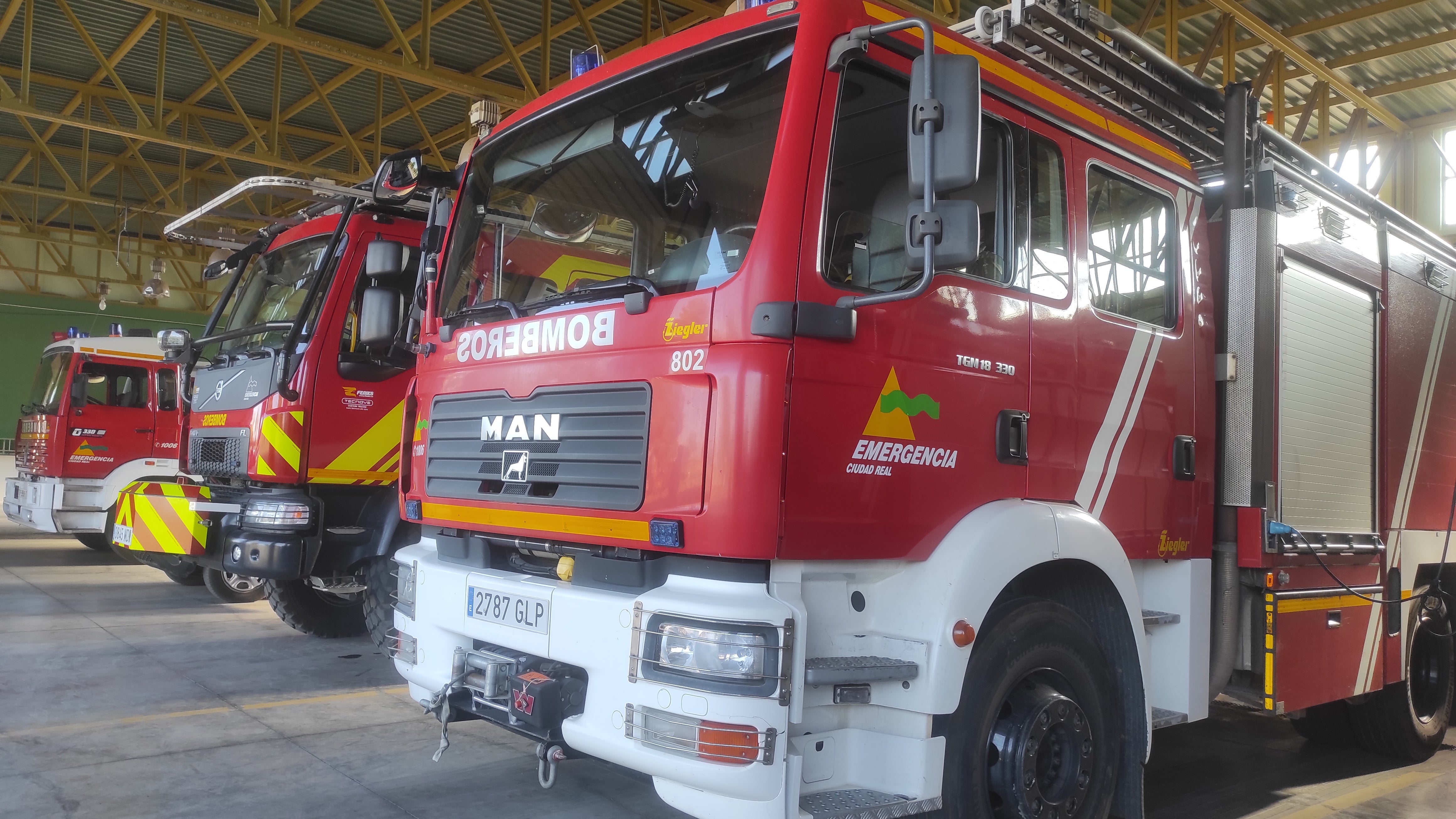 Menos personal para los servicios mínimos en el Parque de Bomberos de Valdepeñas Menos personal para los servicios mínimos en el Parque de Bomberos de Valdepeñas