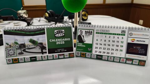 Calendarios de mesa 2025 de Onda Cero Radio Ciudad Real