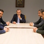 Samuel Gómez, Ayoze García, Paulino Rivero, Octavio Cabrera y Rayco García Samuel Gómez, Ayoze García, Paulino Rivero, Octavio Cabrera y Rayco García