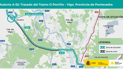 Proyecto del nuevo trazado entre Vigo y O Porri&ntilde;o