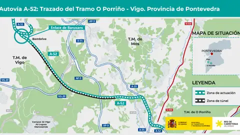 Proyecto del nuevo trazado entre Vigo y O Porriño Proyecto del nuevo trazado entre Vigo y O Porriño