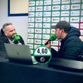 Eloy Ramírez, entrenador del Insolac Caja 87, y José Manuel Jiménez.