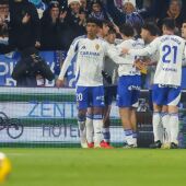 Los blanquillos acaban el año 2024 contra el Ferrol en La Romareda