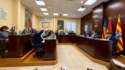 Los grupos pol&iacute;ticos de La Vila oficializan su apoyo al sector pesquero en la moci&oacute;n aprobada en el pleno de Villajoyosa