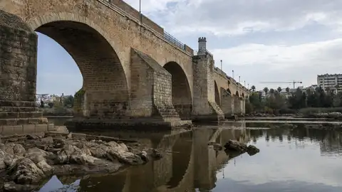 Tramo del Guadiana en Badajoz Tramo del Guadiana en Badajoz
