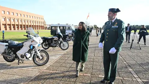 La directora general de la Guardia Civil, Mercedes González, visita la Escuela de Tráfico de Mérida La directora general de la Guardia Civil, Mercedes González, visita la Escuela de Tráfico de Mérida