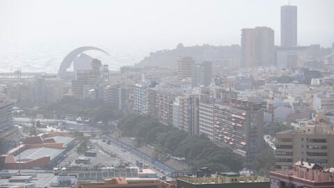 Calima sobre Santa Cruz de Tenerife. Diciembre de 2024