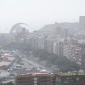 Calima sobre Santa Cruz de Tenerife. Diciembre de 2024