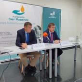 Francisco Caseiro (tesoureiro) e José Luis Gavela (presidente) da Fundación San Rosendo Francisco Caseiro (tesoureiro) e José Luis Gavela (presidente) da Fundación San Rosendo