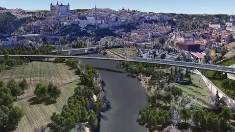 Se desatasca el trazado del AVE por Castilla la Mancha, Toledo mantiene la actual estación y añade un viaducto para salvar el Tajo Se desatasca el trazado del AVE por Castilla la Mancha, Toledo mantiene la actual estación y añade un viaducto para salvar el Tajo