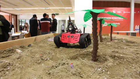 Un dels robots de la Hackató Robotech Un dels robots de la Hackató Robotech