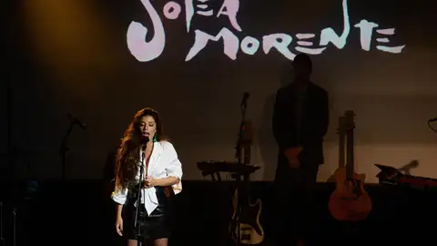 Imagen de archivo de la cantante de flamenco Solea Morente en Pamplona dentro del X Festival Flamenco On Fire Imagen de archivo de la cantante de flamenco Solea Morente en Pamplona dentro del X Festival Flamenco On Fire