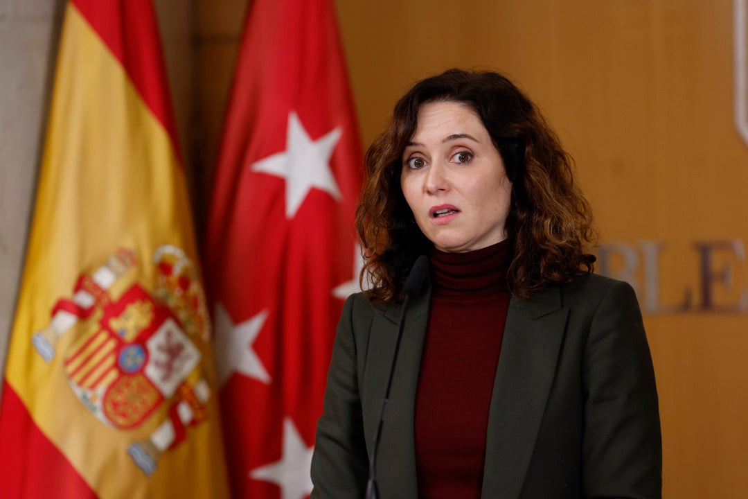 Ayuso pide la dimisión de Sánchez: "Es una vergüenza para España" Ayuso pide la dimisión de Sánchez: "Es una vergüenza para España"