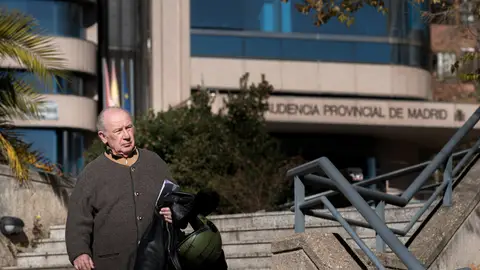 Rodrigo Rato a su salida de la Audiencia Provincial Rodrigo Rato a su salida de la Audiencia Provincial