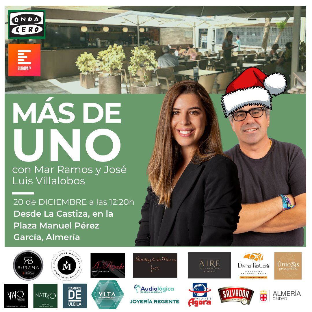 Onda Cero celebra a lo grande el 90 aniversario de Radio Almería con 90 regalos Onda Cero celebra a lo grande el 90 aniversario de Radio Almería con 90 regalos
