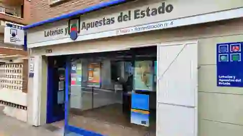 Administración de lotería de Villena en la que se ha validado el boleto premiado. Administración de lotería de Villena en la que se ha validado el boleto premiado.