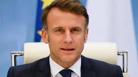 El presidente de Francia, Emmanuel Macron. Macron estalla en Mayotte: "Si esto no fuera Francia, estaríais 10.000 veces más en la mierda"
