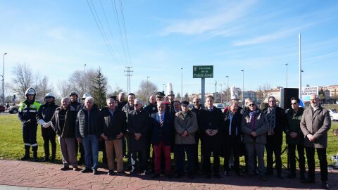 Asistentes al acto celebrado este domingo