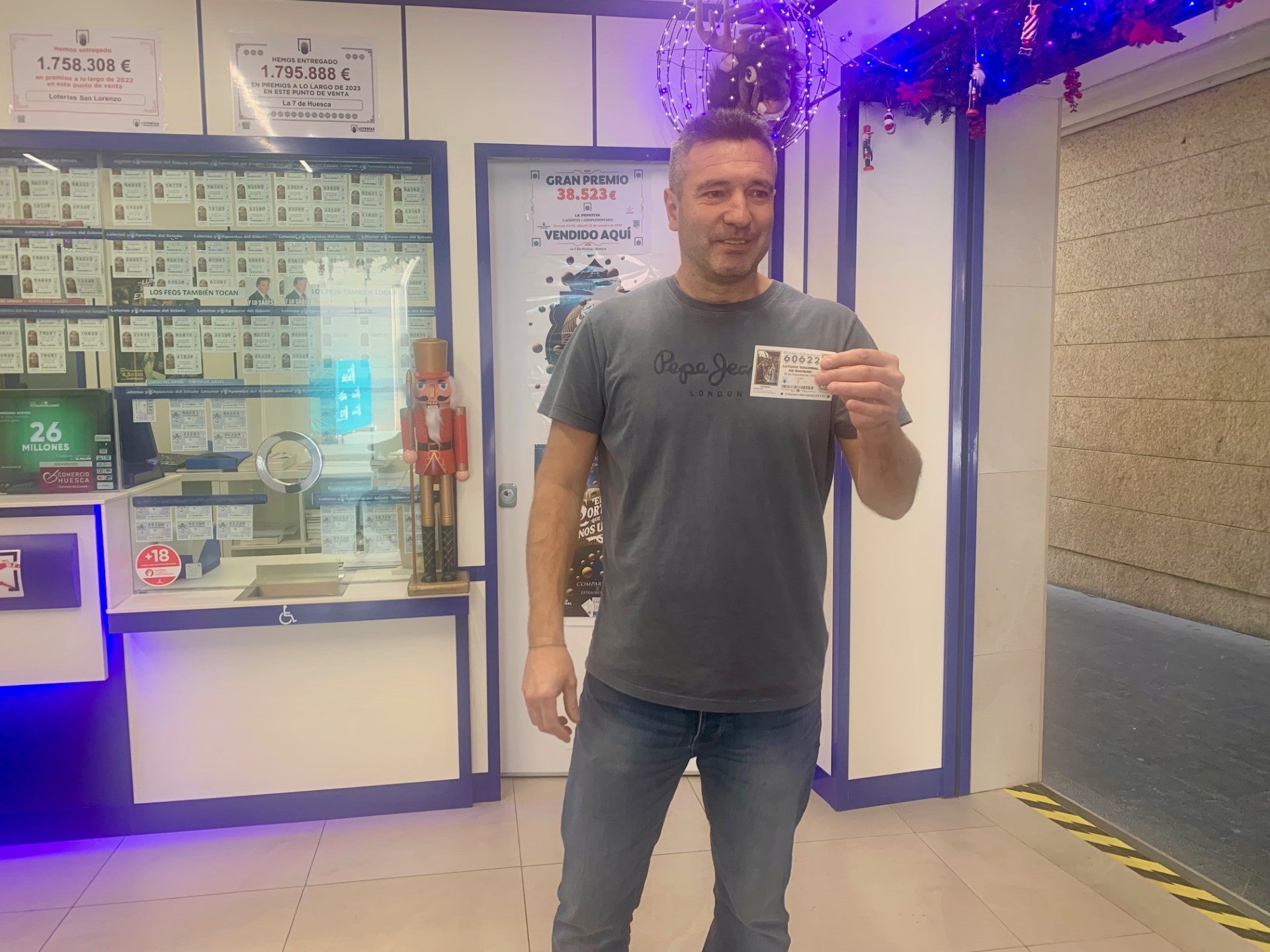 El Sorteo de Navidad reparte en la provincia de Huesca 202.000 euros El Sorteo de Navidad reparte en la provincia de Huesca 202.000 euros