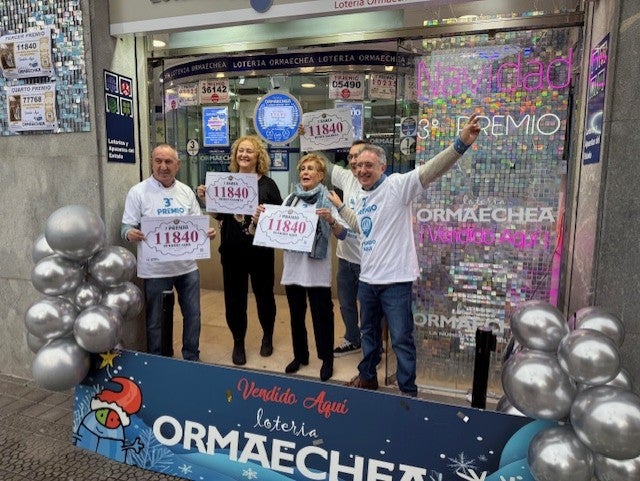 La Lotería se Navidad alegra a miles de vascos La Lotería se Navidad alegra a miles de vascos