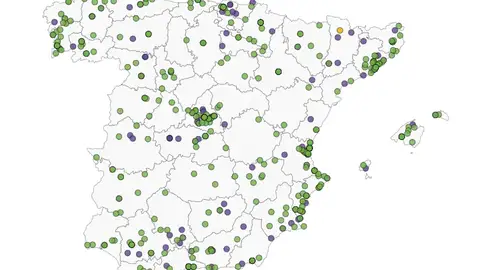 El mapa de la suerte de la Lotería de Navidad para saber dónde cae cada premio El mapa de la suerte de la Lotería de Navidad para saber dónde cae cada premio