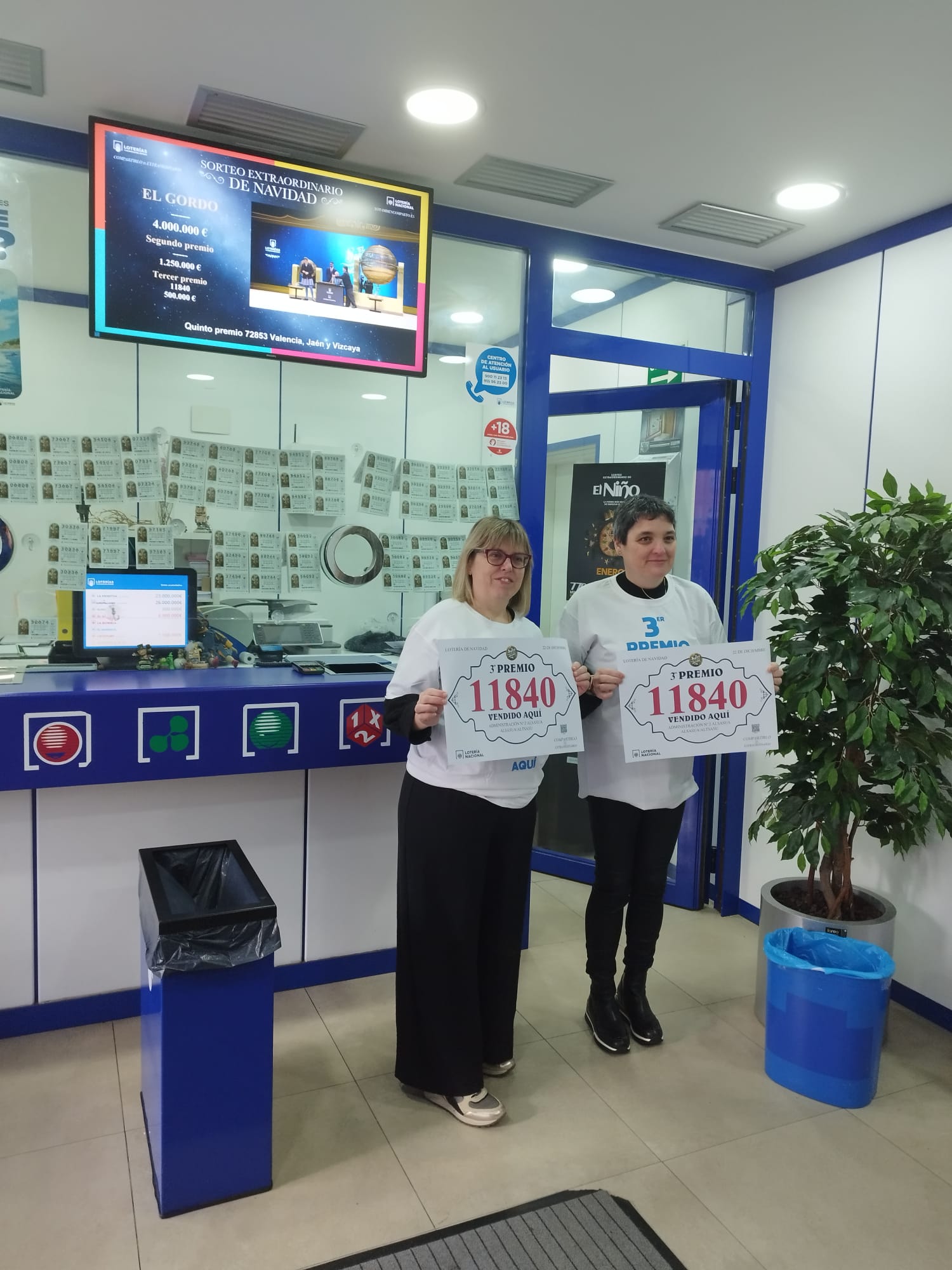 Sangüesa y Alsasua, localidades más afortunadas con la Lotería de Navidad Sangüesa y Alsasua, localidades más afortunadas con la Lotería de Navidad