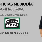 MB Noticias Mediodía Esperanza Gallego