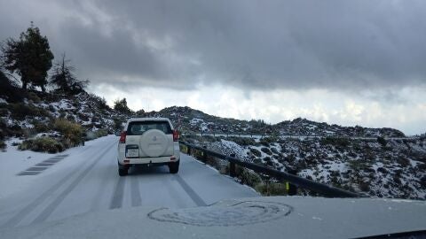 Accesos al Teide en el d&iacute;a de Nochebuena de 2024
