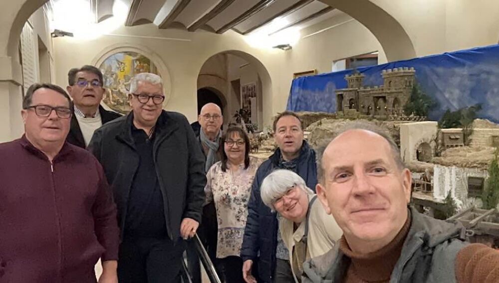 Miembros de la Asociació Amics del Betlem Carcaixent-Ribera Alta