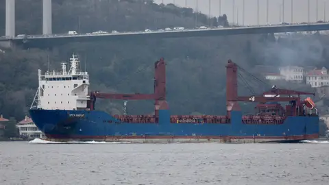 El buque ruso Ursa Major. El buque ruso Ursa Major.