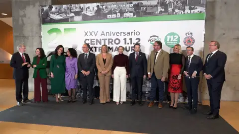 El Centro 112 Extremadura cumple 25 años como un recurso "imprescindible y referente" en la atención a emergencias El Centro 112 Extremadura cumple 25 años como un recurso "imprescindible y referente" en la atención a emergencias