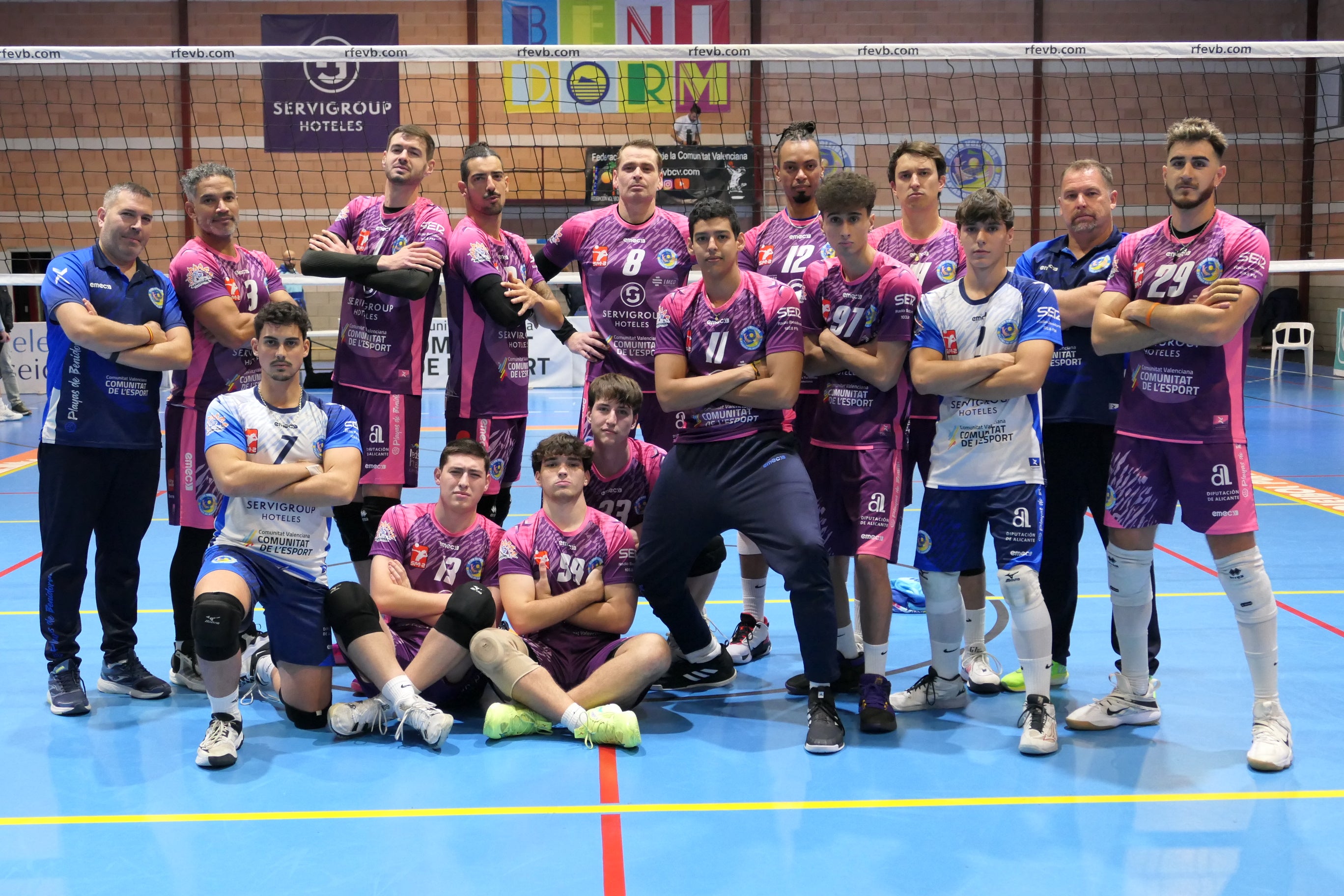 El Servigroup Playas de Benidorm vóley pista intensifica su preparación para la Copa Príncipe El Servigroup Playas de Benidorm vóley pista intensifica su preparación para la Copa Príncipe