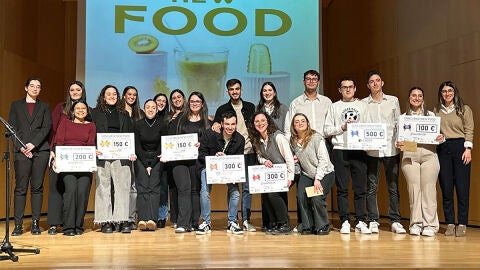 Ganadores en las diferentes categorías del concurso New Food de la EPSO. 