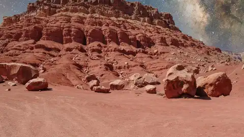 Imagen falsa de Marte Imagen falsa de Marte