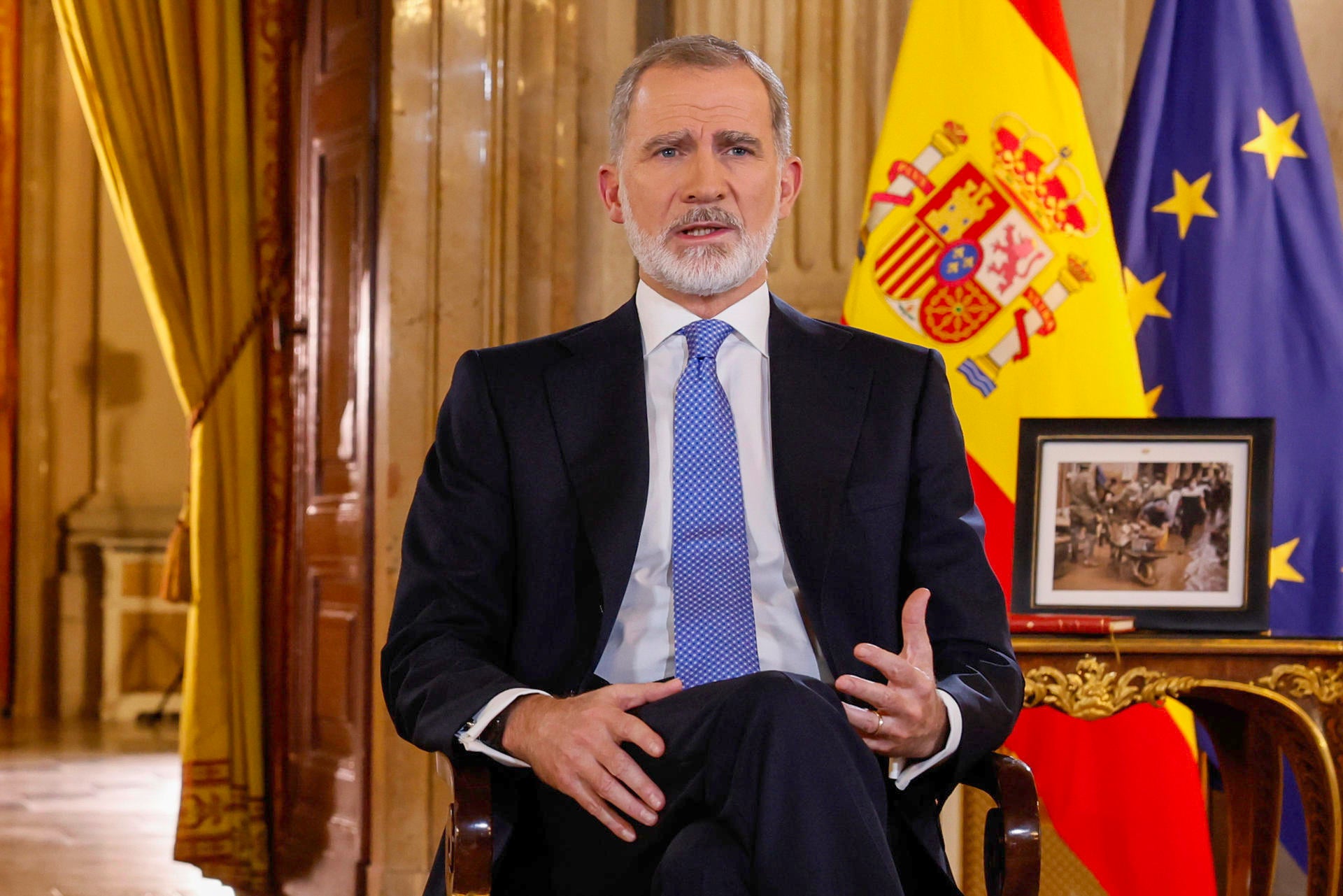 El discurso del Rey en datos: acumula una cuota del 62,4% pero pierde más de 100.000 espectadores El discurso del Rey en datos: acumula una cuota del 62,4% pero pierde más de 100.000 espectadores