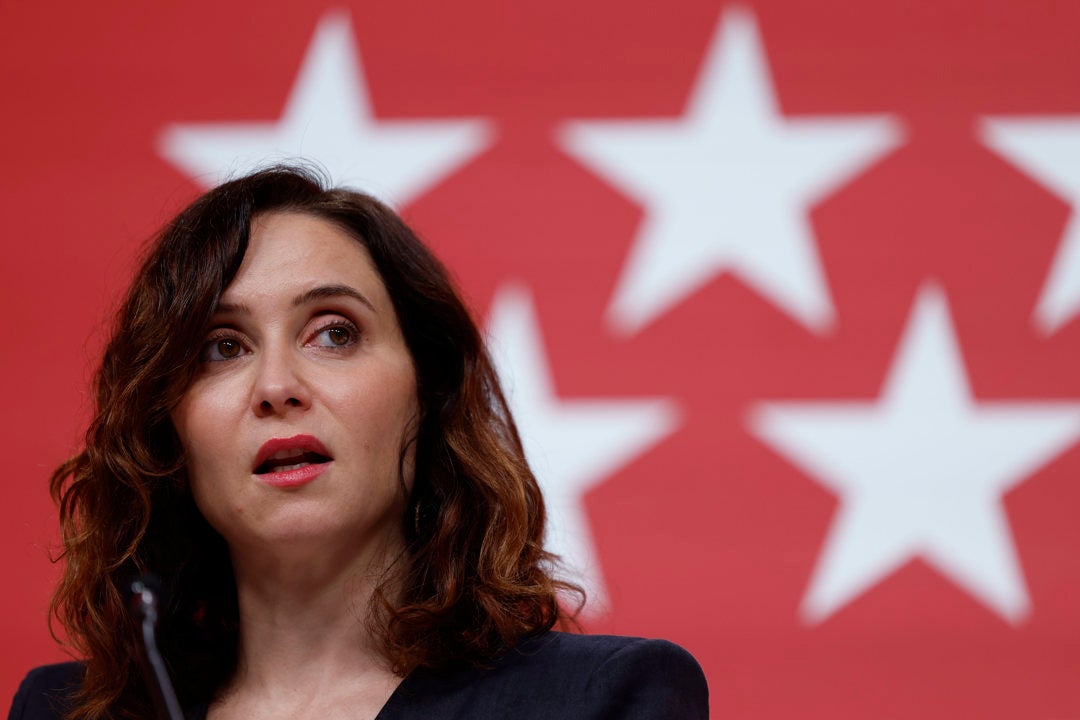 Ayuso asegura que Madrid estará "a la altura, sin ideología" ante las "amenazas" de 2025 Ayuso asegura que Madrid estará "a la altura, sin ideología" ante las "amenazas" de 2025