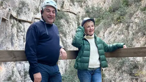 Inauguración nuevo tramo pasarela Relleu Inauguración nuevo tramo pasarela Relleu