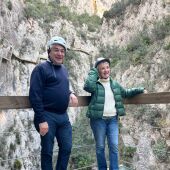 Inauguración nuevo tramo pasarela Relleu